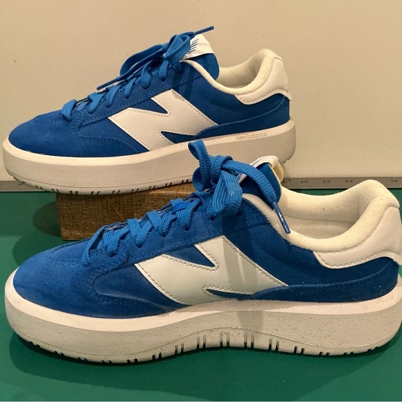 New Balance CT302CSB Blue Oasis/White Suede Sneakers Men’s 7 Women’s 8.5 - Picture 4 of 10